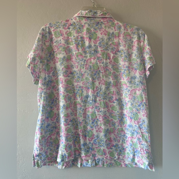 Lauren Ralph Lauren Womens Top Floral Pajama Size M - Picture 3 of 9